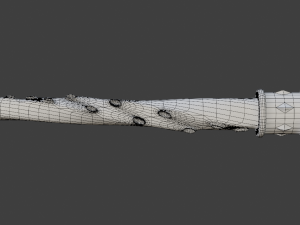 Squid sword PBR low-poly game ready 3D Model