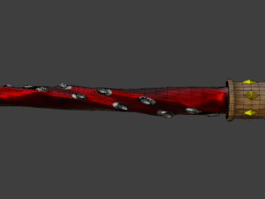 Squid sword PBR low-poly game ready 3D Model
