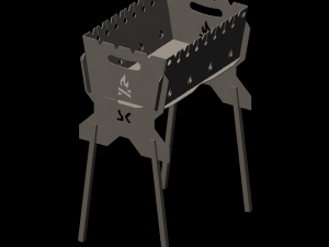 COLLAPSIBLE MOBILE BRAZIER 3D Model