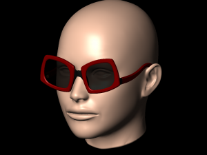 Unisex sunglasses WILD CAT model1 3D Print Model