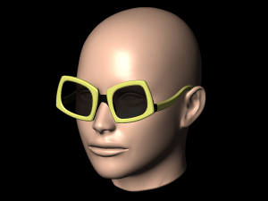 Unisex sunglasses WILD CAT model1 3D Print Model
