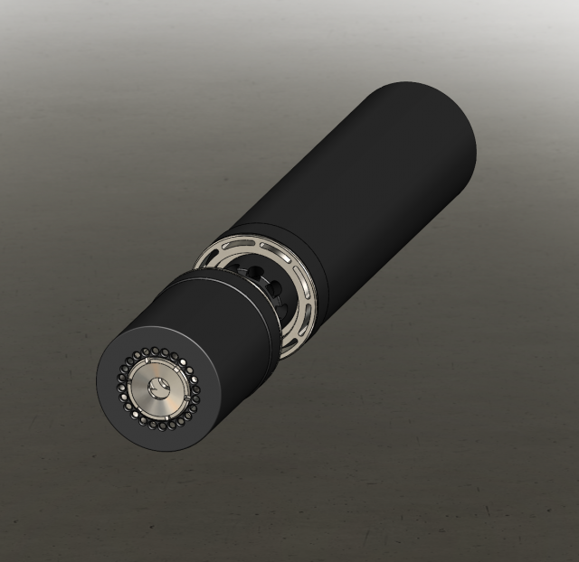 Rifle silencer muffler supressor sound moderator 308 3Dモデル .c4d .max .obj .3ds .fbx .stl .blend 