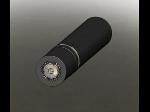 Rifle silencer muffler supressor sound moderator 308 3D Model