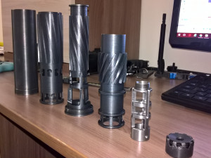 Rifle silencer muffler supressor sound moderator 308 3Dモデル