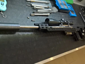 Rifle silencer muffler supressor sound moderator 308 3D Model