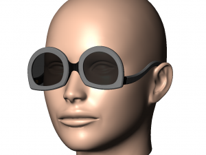 Unisex sunglasses sunnies WILD CAT - 5 3D Принт Модель