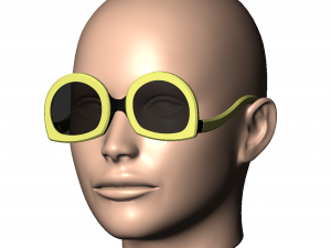 Unisex sunglasses sunnies WILD CAT - 5 3D Принт Модель