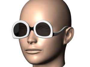 Unisex sunglasses sunnies WILD CAT - 5 3D Принт Модель