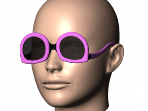 Unisex sunglasses sunnies WILD CAT - 5 3D Принт Модель