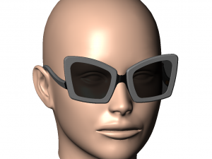Womens sunglasses sunnies WILD CAT - 6 3D Print Model