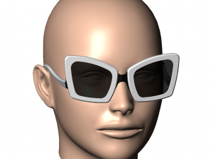 Womens sunglasses sunnies WILD CAT - 6 3D Print Model