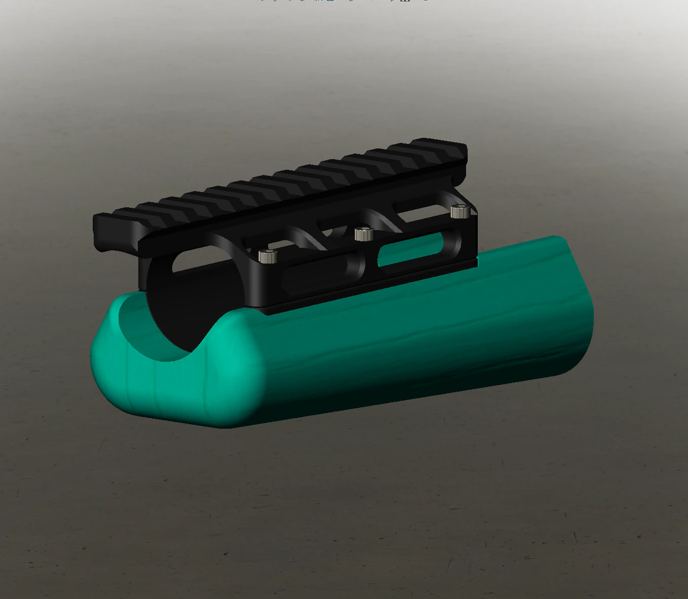 McMillan A5 stock forend insert 3D Model .c4d .max .obj .3ds .fbx .stl .blend