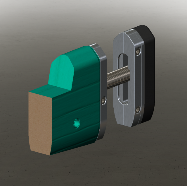 Recoil Pad for Macmilan A5 3D Model .c4d .max .obj .3ds .fbx .stl .blend 