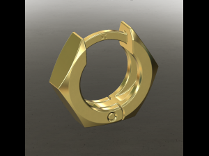 MALE EARRING 3D Model