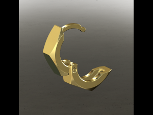 MALE EARRING 3D Model