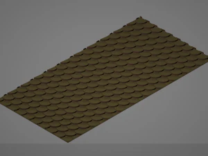 装飾的な木製サークルパネル 3Dプリントモデル