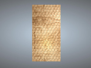 Decorative Wood Circle Panel 3D Print Model