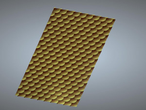 Decorative Wood Circle Panel 3D Print Model