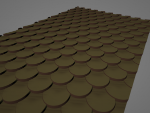 Decorative Wood Circle Panel 3D Print Model