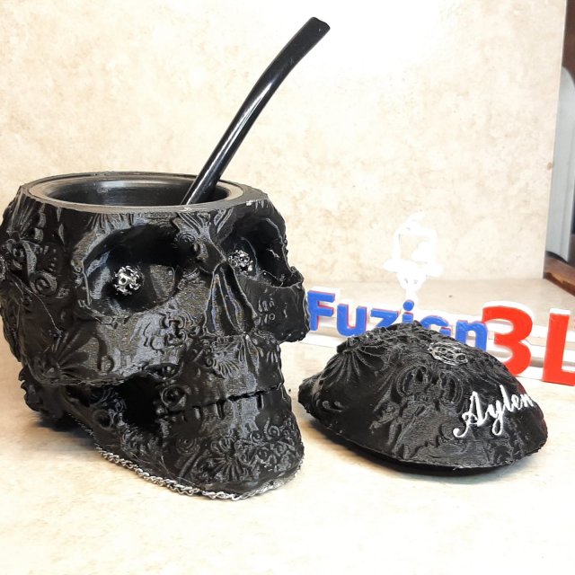 Mate Craneo impresionante 3D Принт Модель .c4d .max .obj .3ds .fbx .stl .blend 