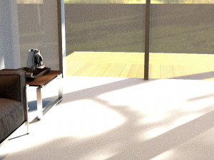 Casa de 3 pisos con forma de cubo amoblada 9X9 metros 3D Модель