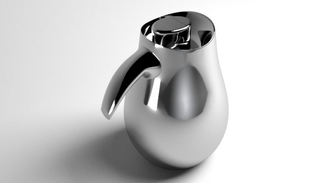Termo de agua caliente acero inoxidable Model 3D .c4d .max .obj .3ds .fbx .stl .blend 