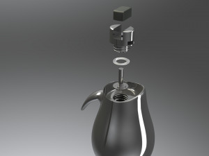 Termo de agua caliente acero inoxidable Model 3D