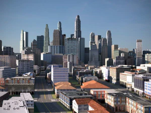 City 07 3D Model