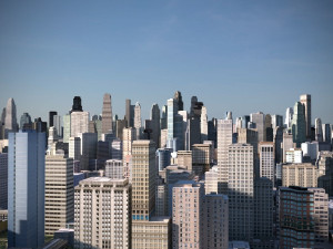 City 09 3D Model