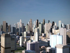 City 09 3D Model
