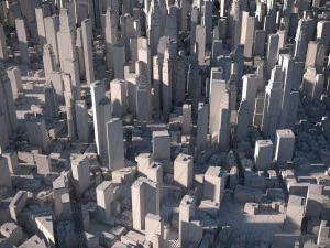 City 09 3D Model