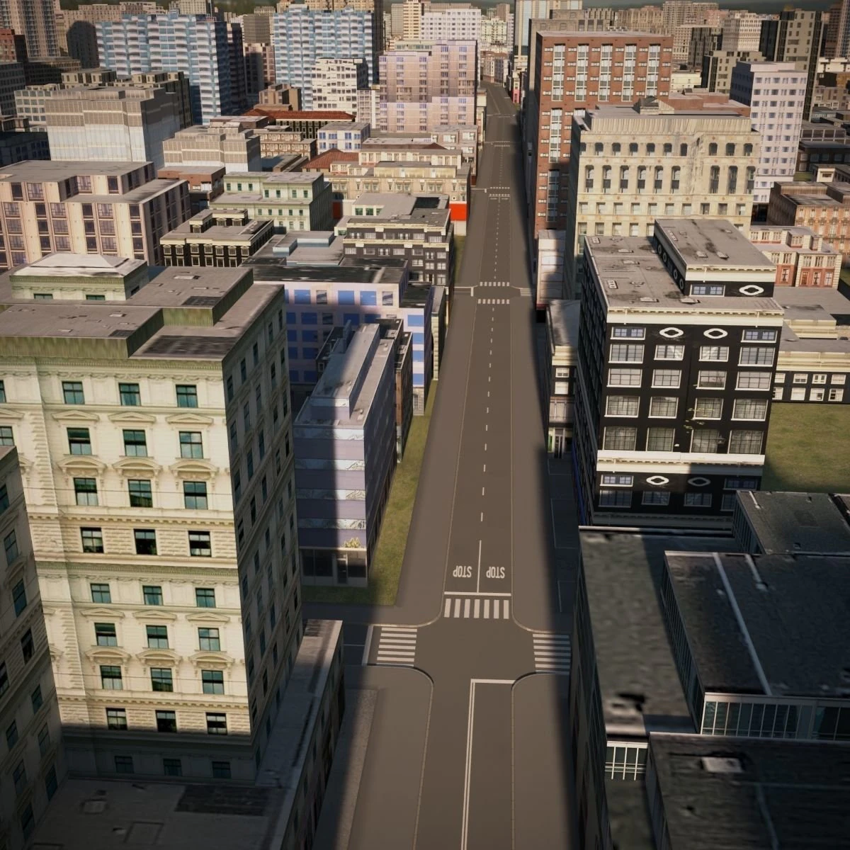 City 11 3D Model .c4d .max .obj .3ds .fbx .stl .blend 