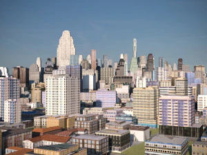 City 15 3D Model