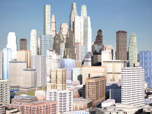 City 42 3D Model