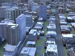 City 43 3D Model