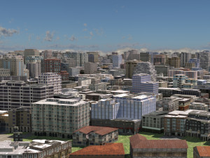 City 50 3D-Modell