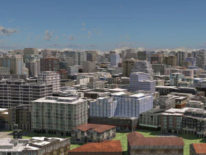City 50 3D Model