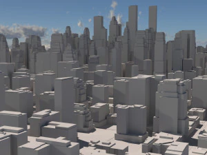City 51 3D Model