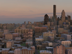 City 55 3D Model
