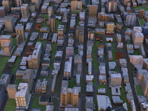 City 56 3D Model