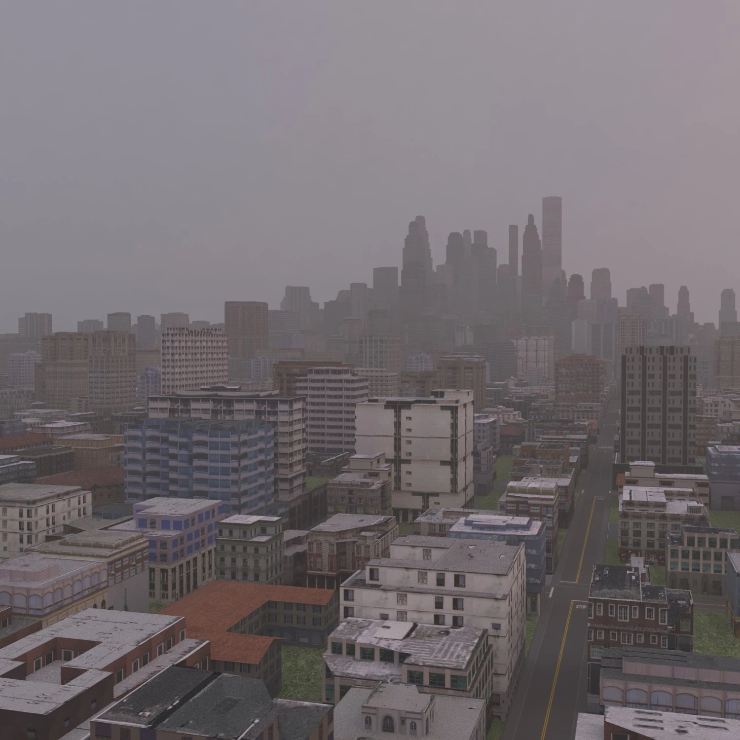 City 57 3D Model .c4d .max .obj .3ds .fbx .stl .blend