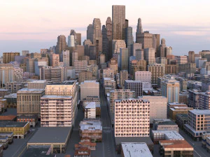 City 64 3D Model