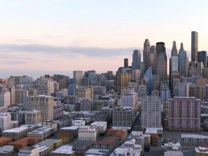 City 64 3D Model