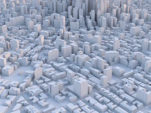 City 64 3D Model