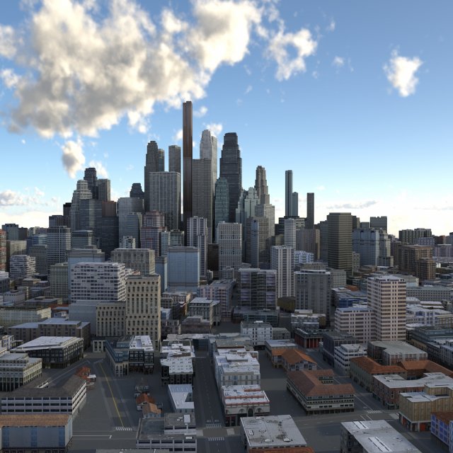 City 70 Modelo 3D .c4d .max .obj .3ds .fbx .stl .blend 