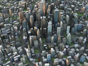 City 74 3D Model