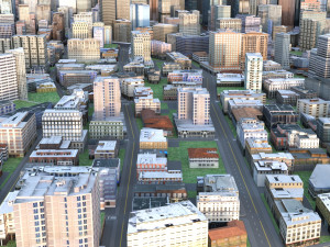 City 74 Model 3D