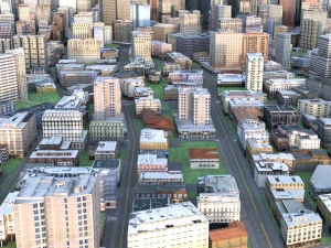 City 74 3D Model