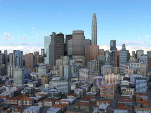 City 77 3D Model