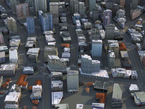 City 77 3D Model